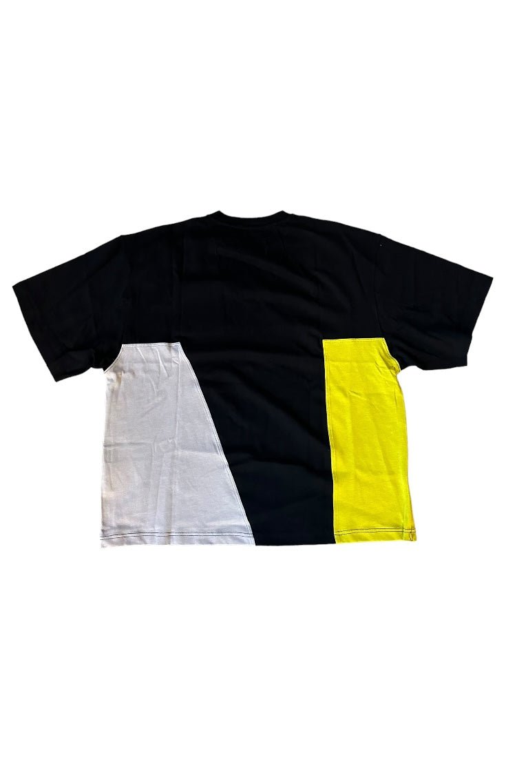 A Cold Wall Black Contrast Panel T-Shirt - GROGROCERY