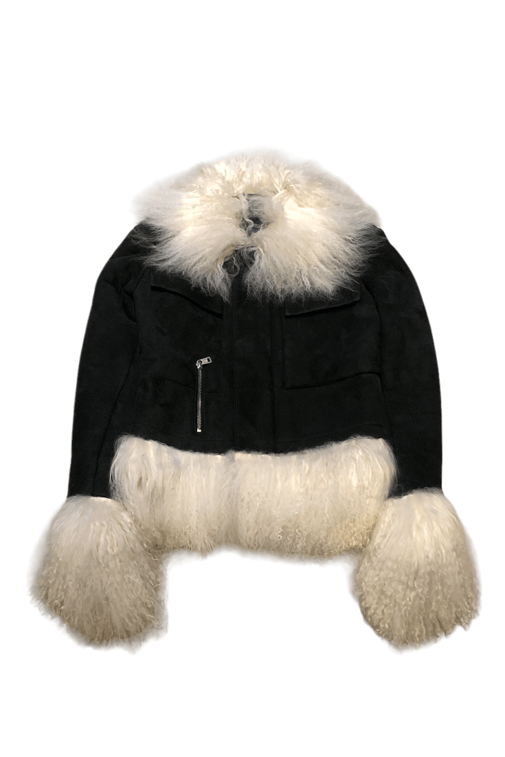 ALEXANDER MCQUEEN SUEDE JACKET - GROGROCERY