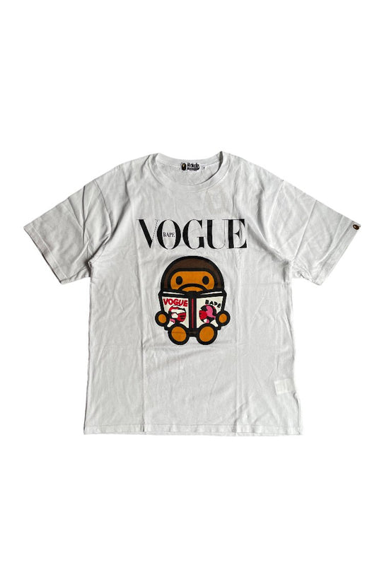 Bape X Vogue Baby Milo Tee White - GROGROCERY