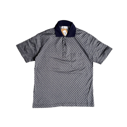 Dior Monogram Polo Shirt/ Blue - GROGROCERY