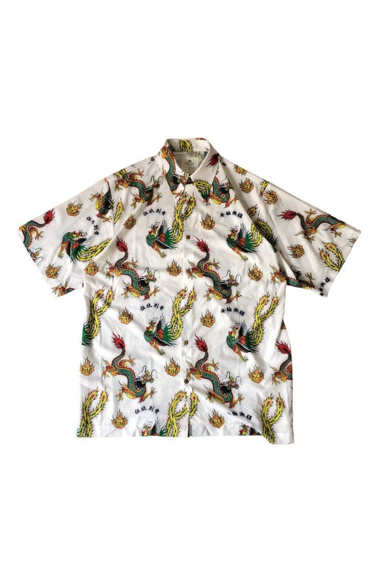 GrowthRing Supply X 59TATTOO Dragon Phoenix Overprint Shirt - GROGROCERY