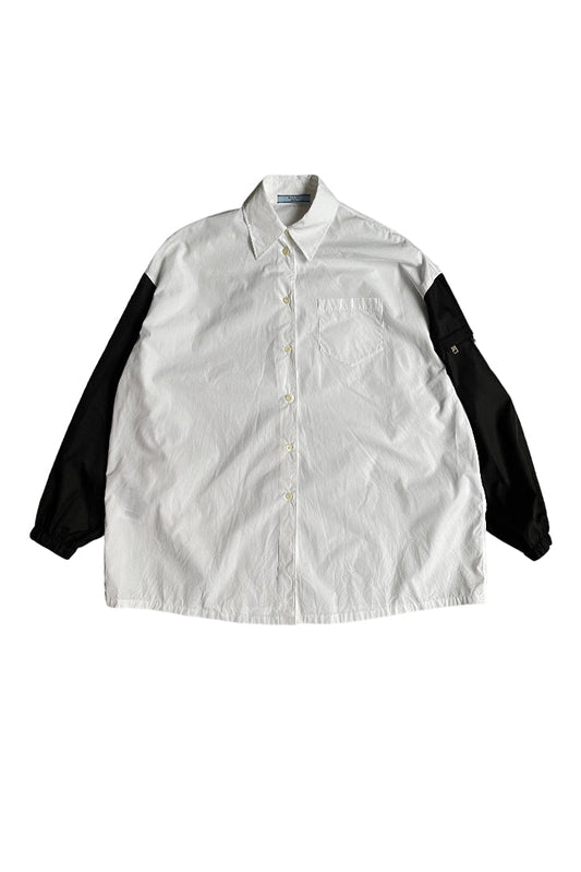 Prada Re-Nylon and poplin shirt - GROGROCERY