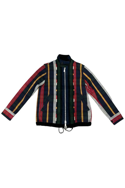 Sacai Stripe Patch Jacket - GROGROCERY