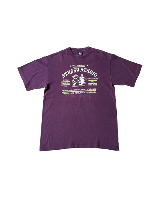 Stussy Graphic Tee/ Purple - GROGROCERY