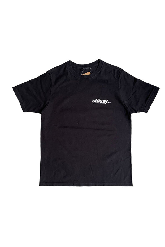 Stussy Inc Black Tee - GROGROCERY