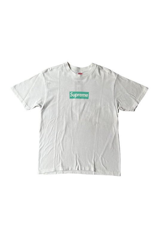 Supreme X Tiffany & Co Box Logo Tee - GROGROCERY