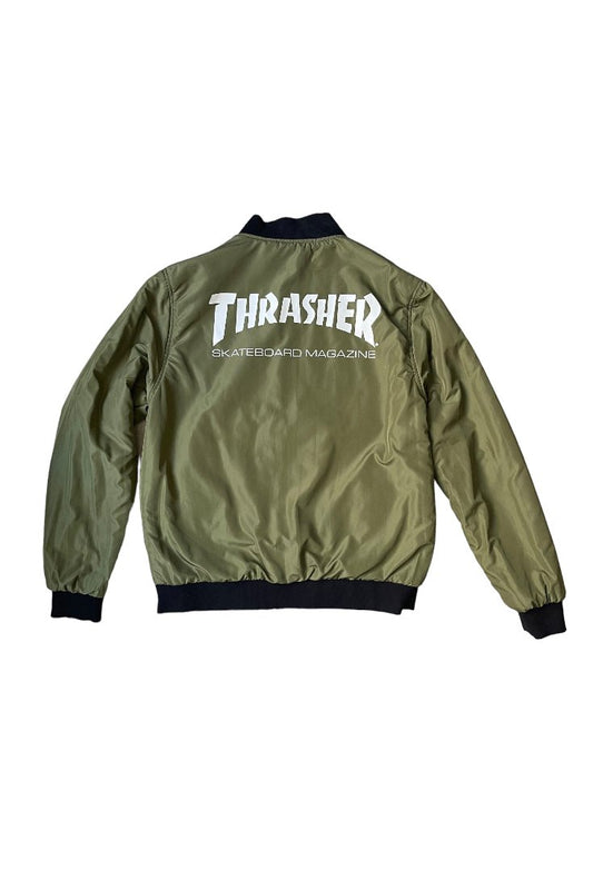Thrasher Reversible Bomber Jacket - GROGROCERY