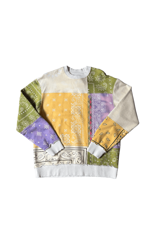XVESSEL PATCHWORK SWEATER - GROGROCERY